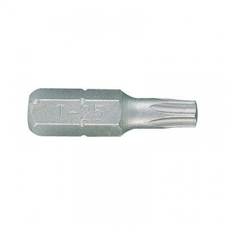 Вставка (бита) торцевая 1/4", Torx, T10, L = 25, с отверстием KING TONY 102510U