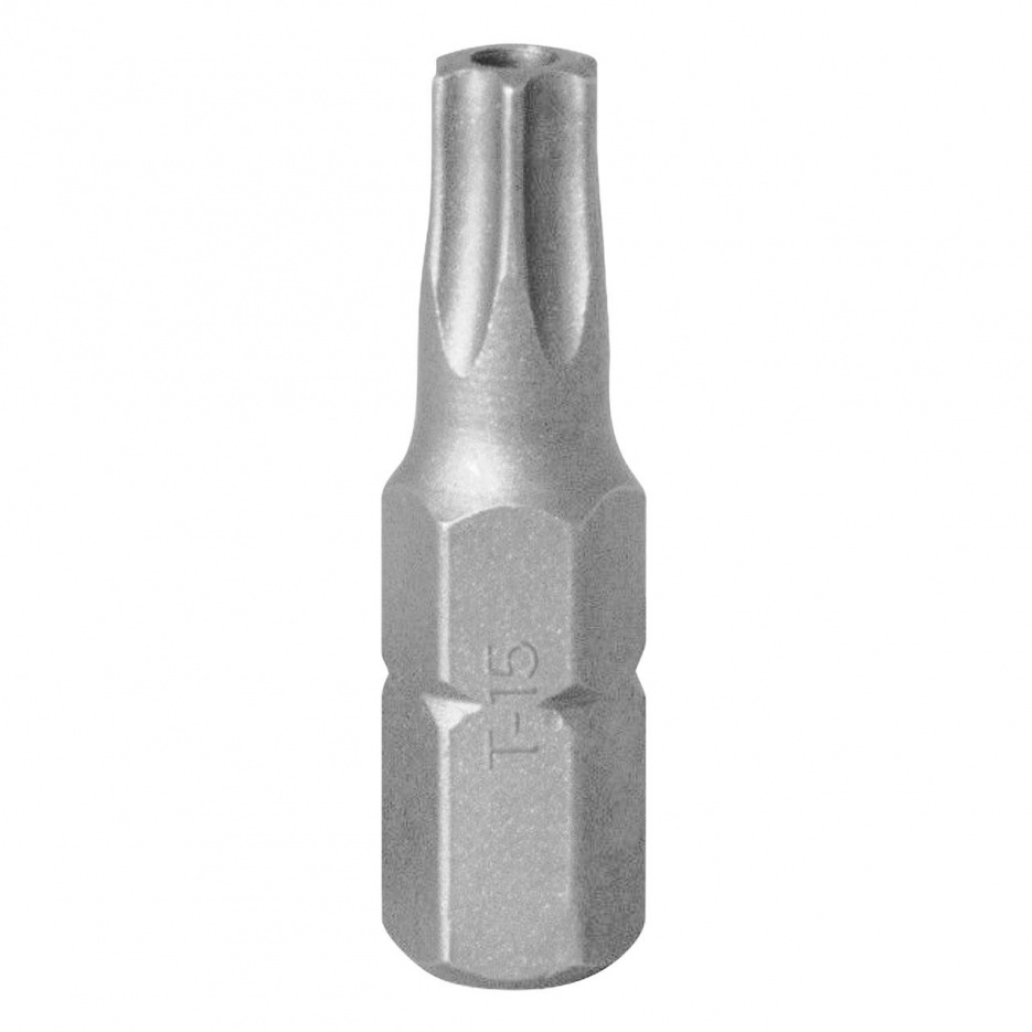 Вставка (бита) торцевая 1/4", Torx, T15, L = 25, с отверстием KING TONY 102515U